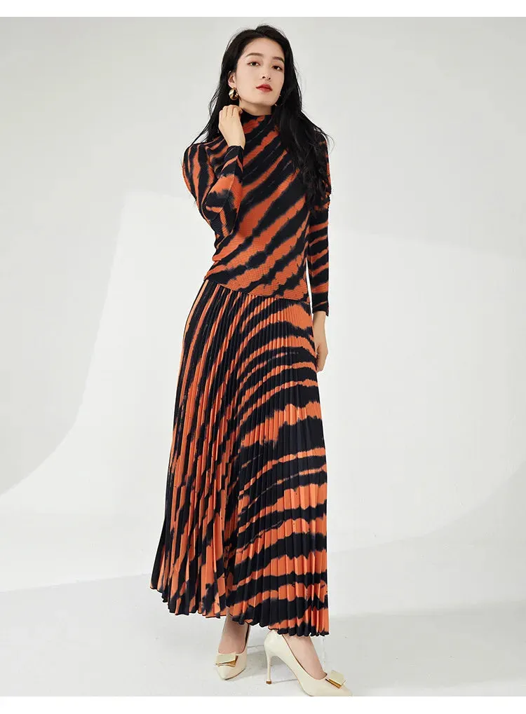 Luxury Matching Long Skirt & Top Set