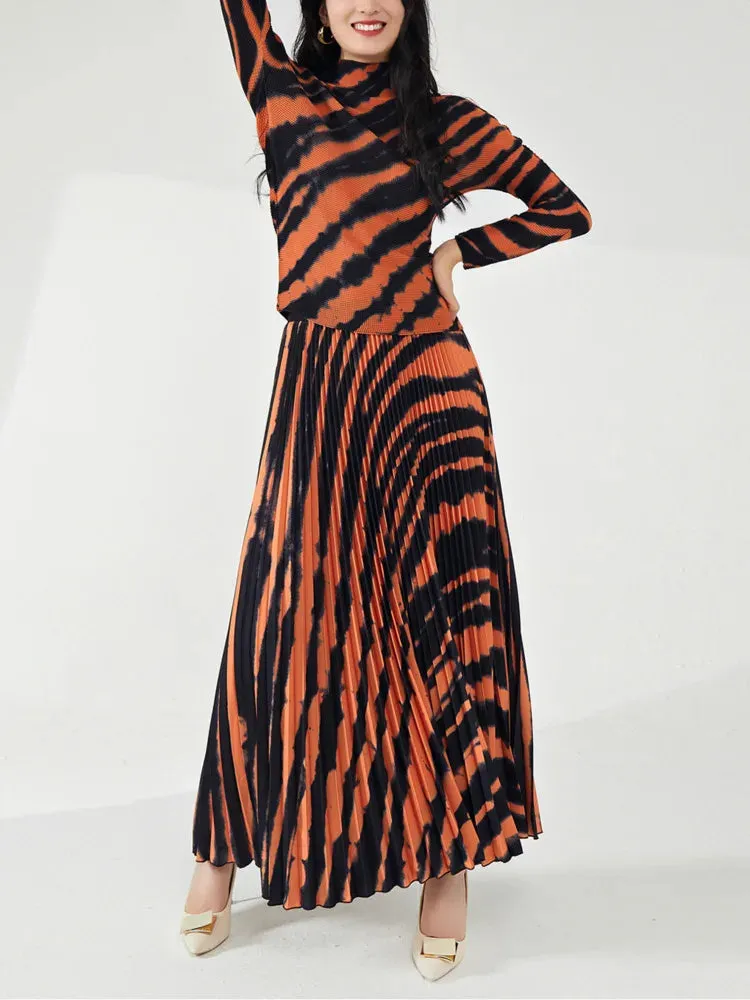 Luxury Matching Long Skirt & Top Set