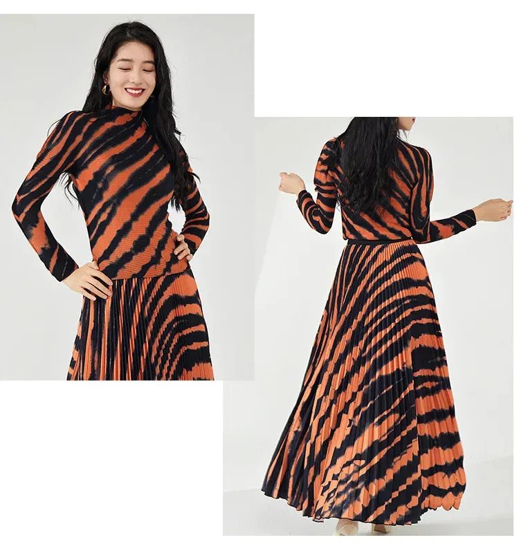 Luxury Matching Long Skirt & Top Set
