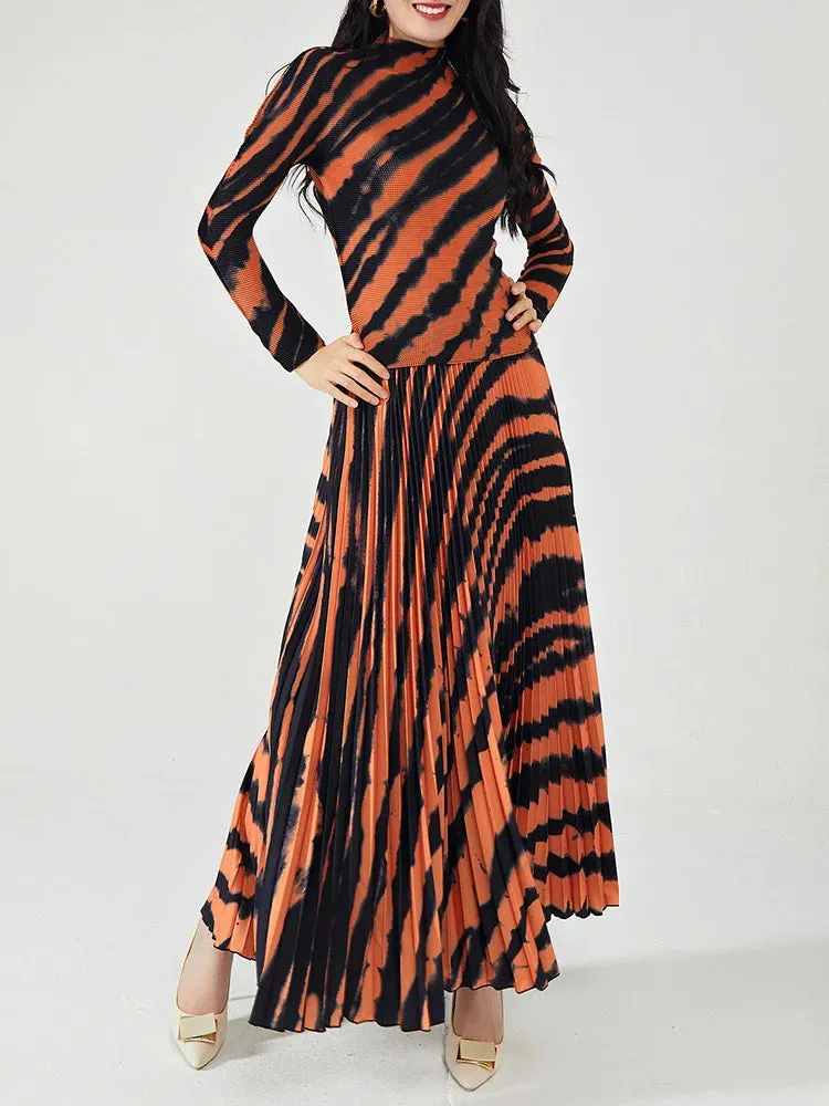 Luxury Matching Long Skirt & Top Set