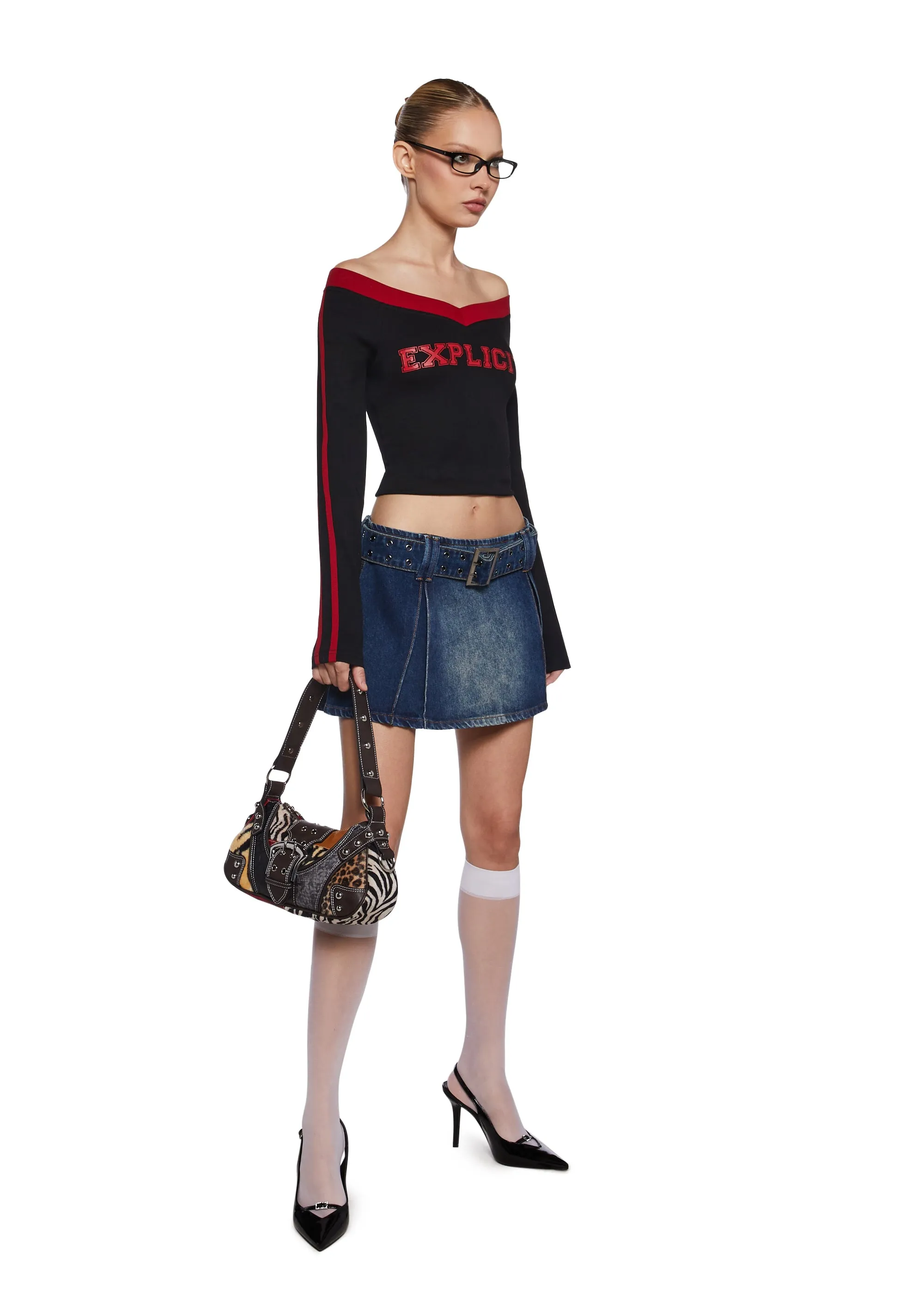Margie Pleated Mini Skirt