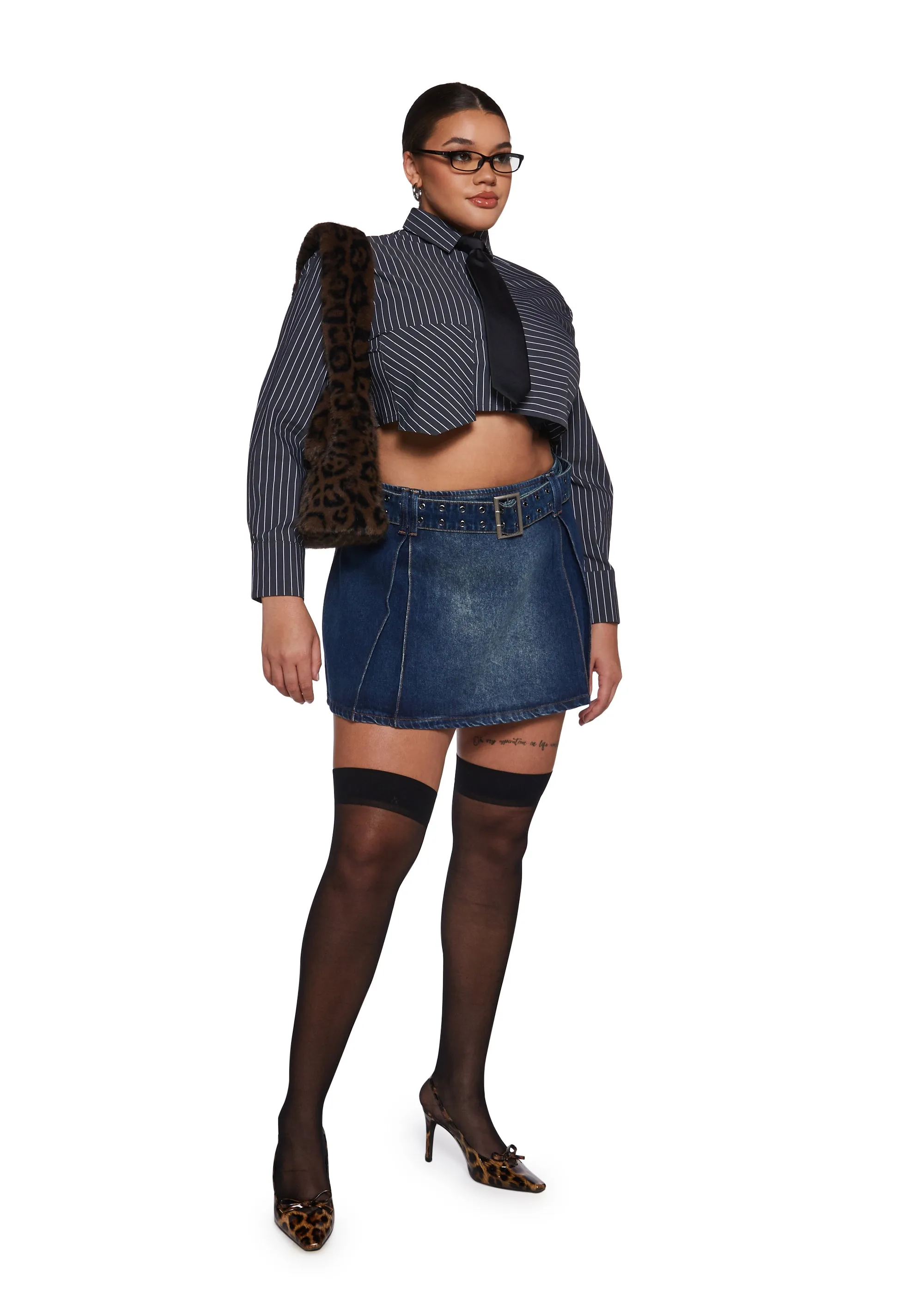 Margie Pleated Mini Skirt