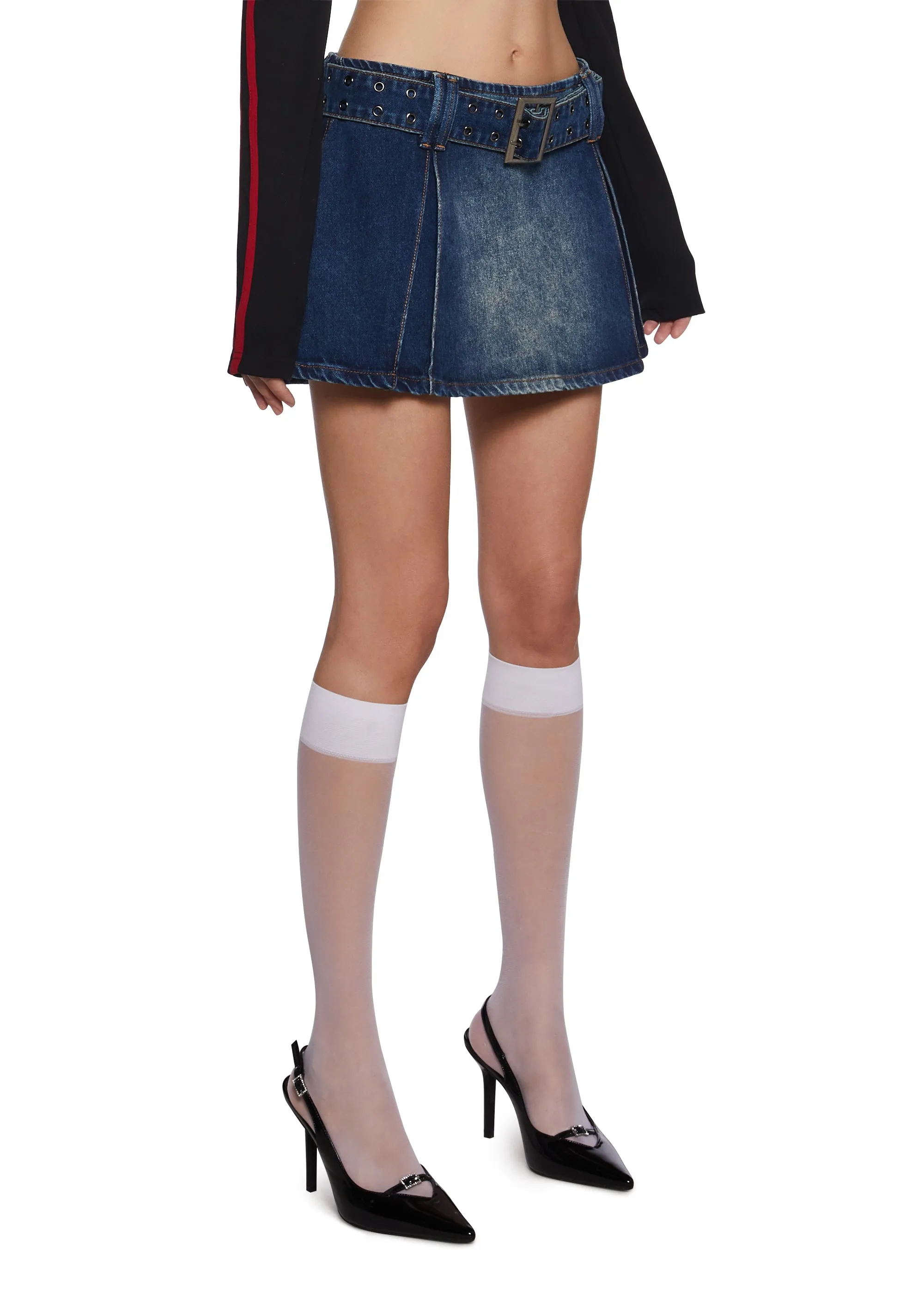 Margie Pleated Mini Skirt