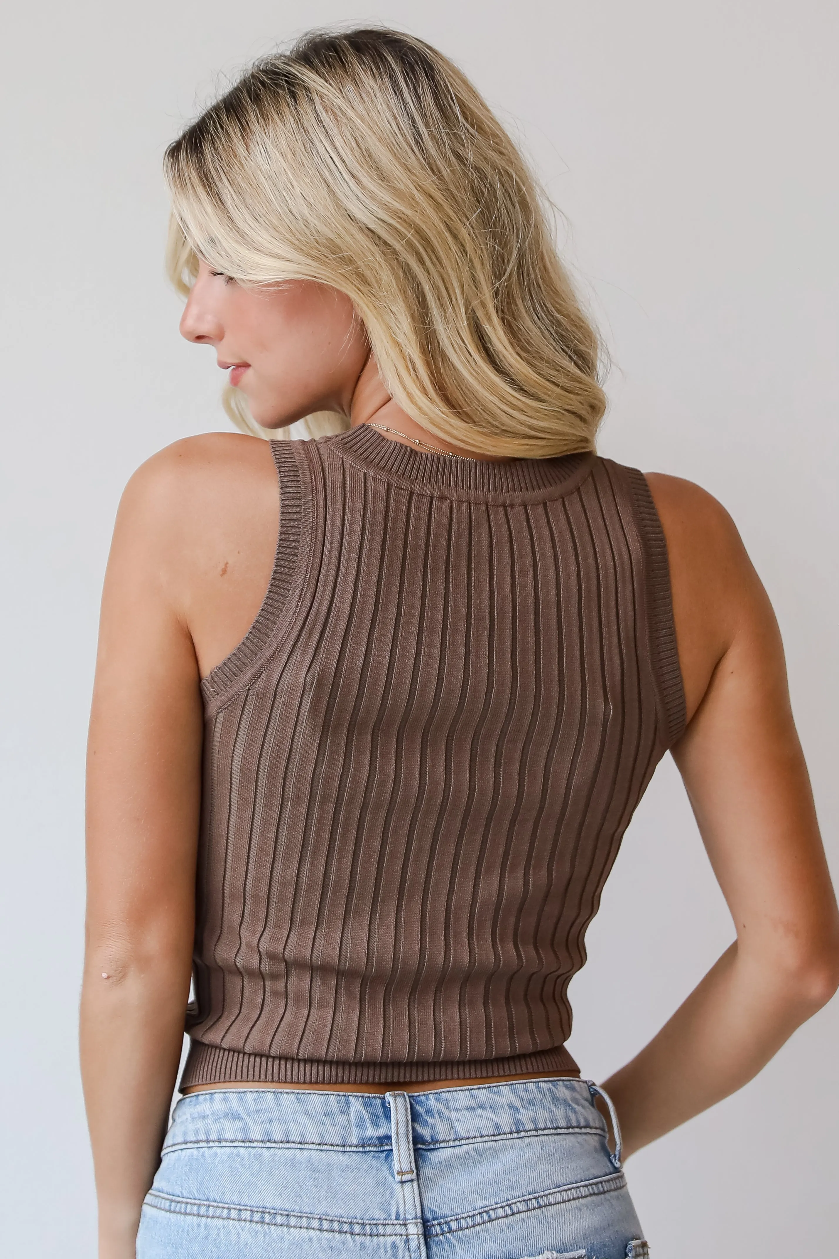 Maria Ribbed Tank - DU DEAL