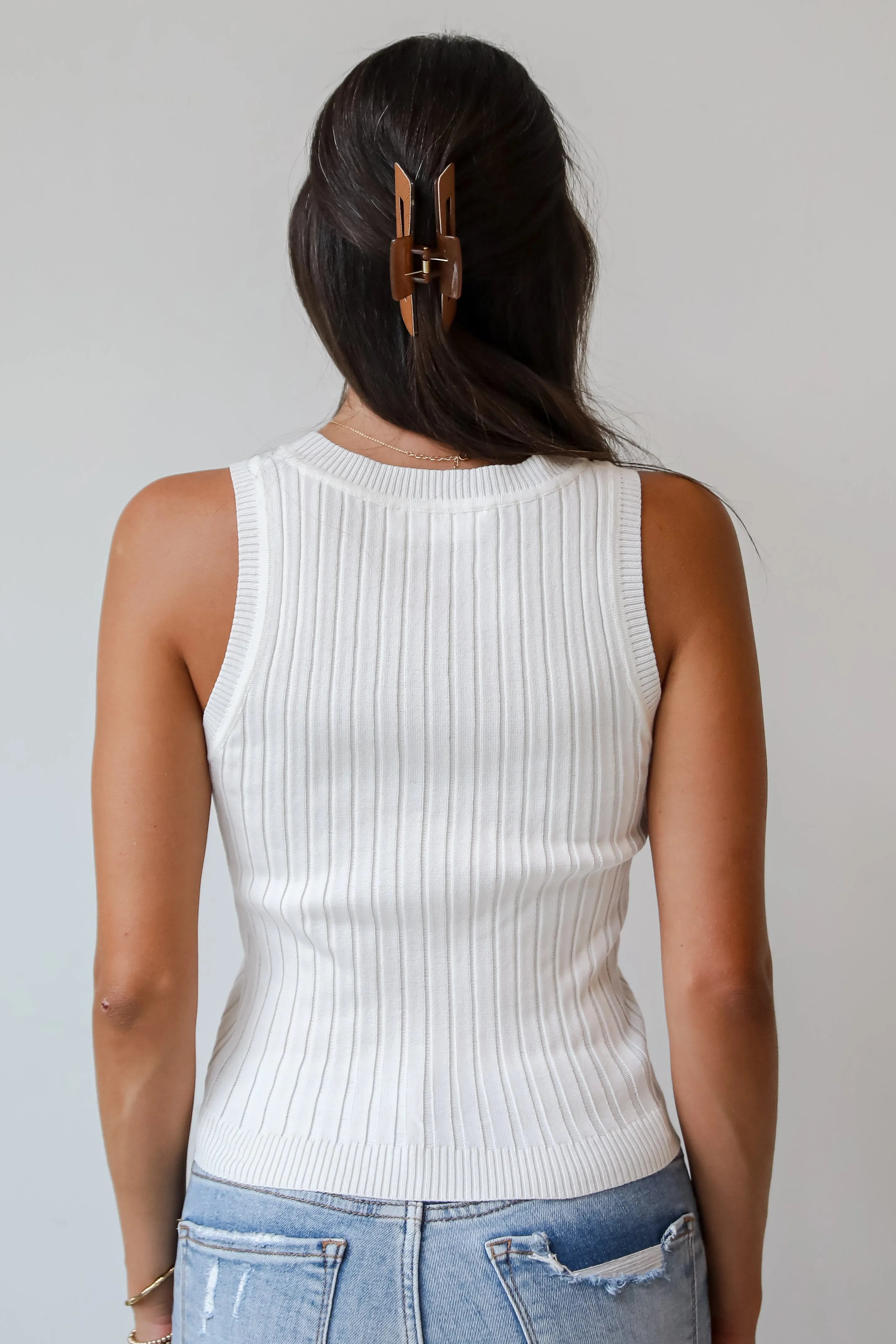 Maria Ribbed Tank - DU DEAL