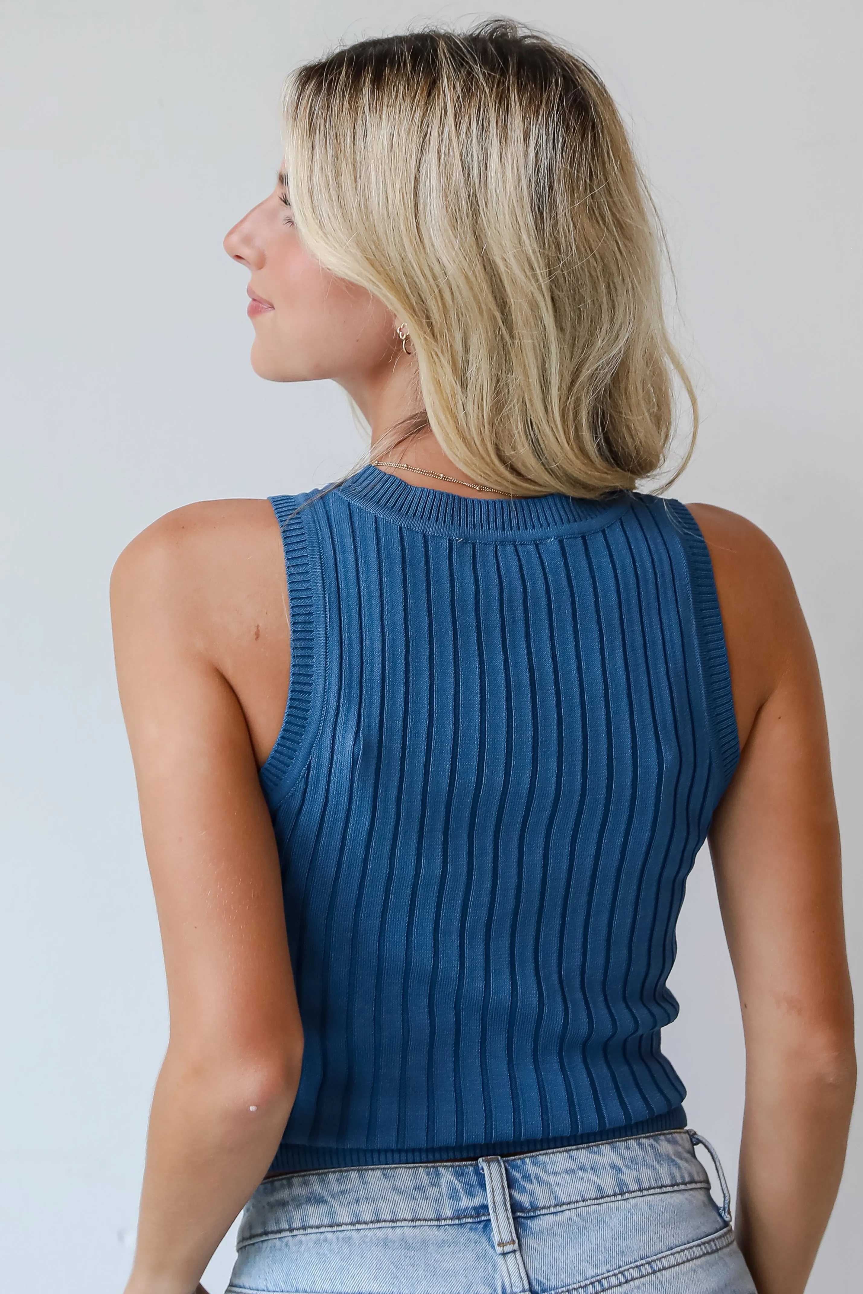 Maria Ribbed Tank - DU DEAL