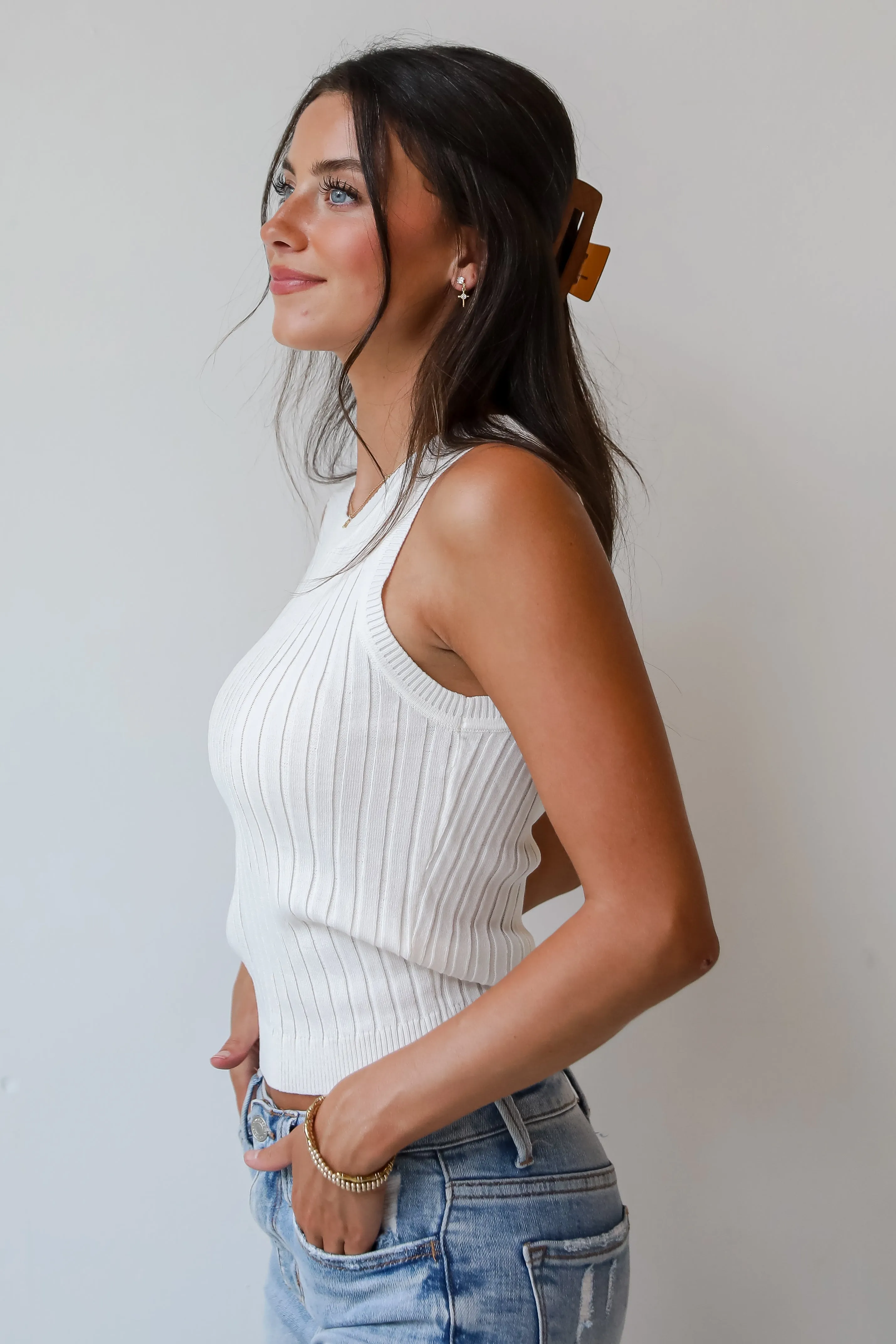 Maria Ribbed Tank - DU DEAL