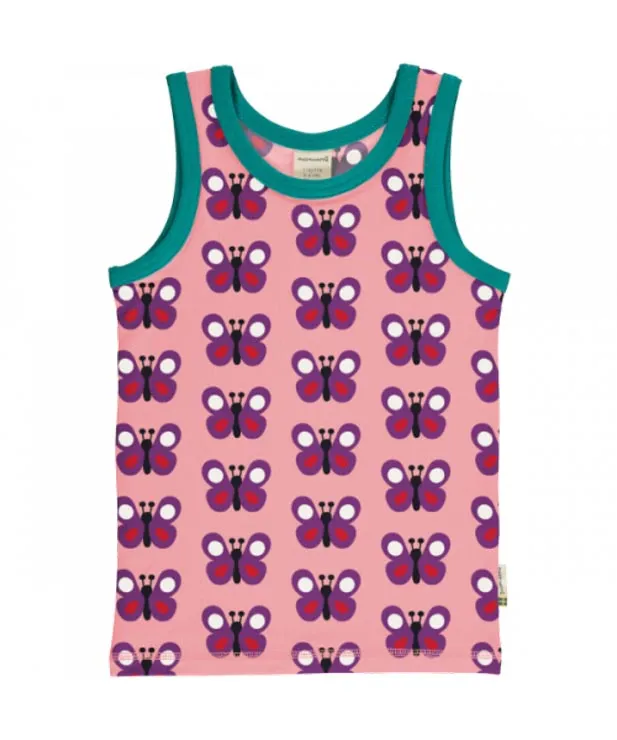 Maxomorra Tank Top - Garden Butterfly
