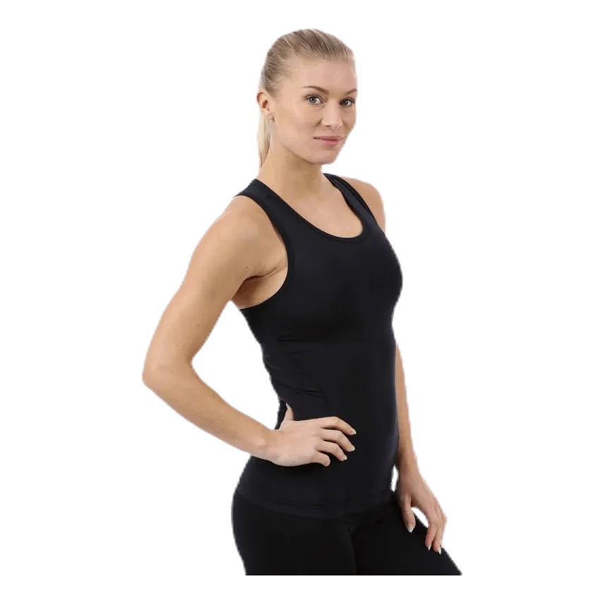MCS Cross Training Compression Tank W Black/Gold
