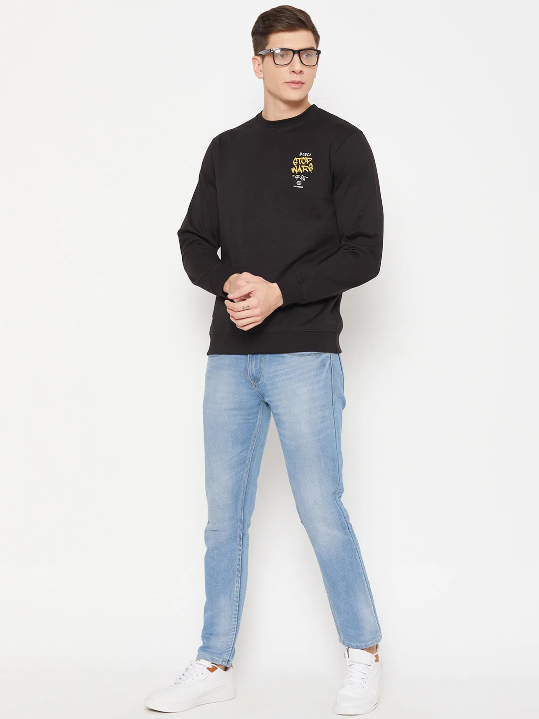 Men Sweatshirt (Printed Back)