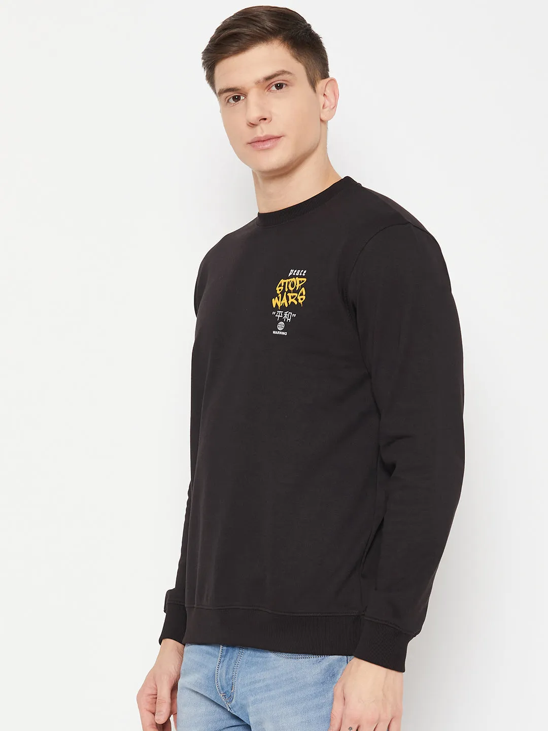 Men Sweatshirt (Printed Back)