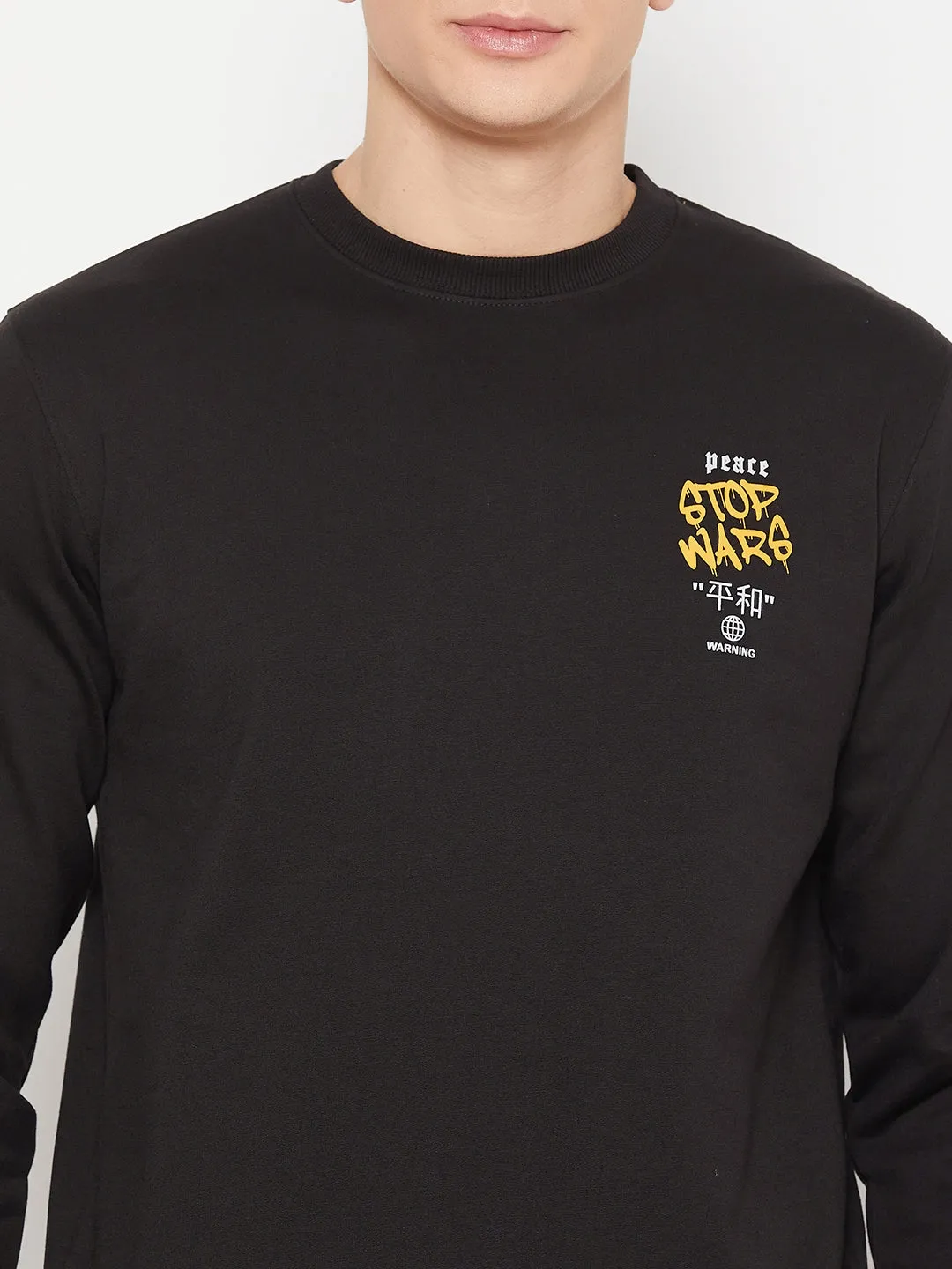 Men Sweatshirt (Printed Back)
