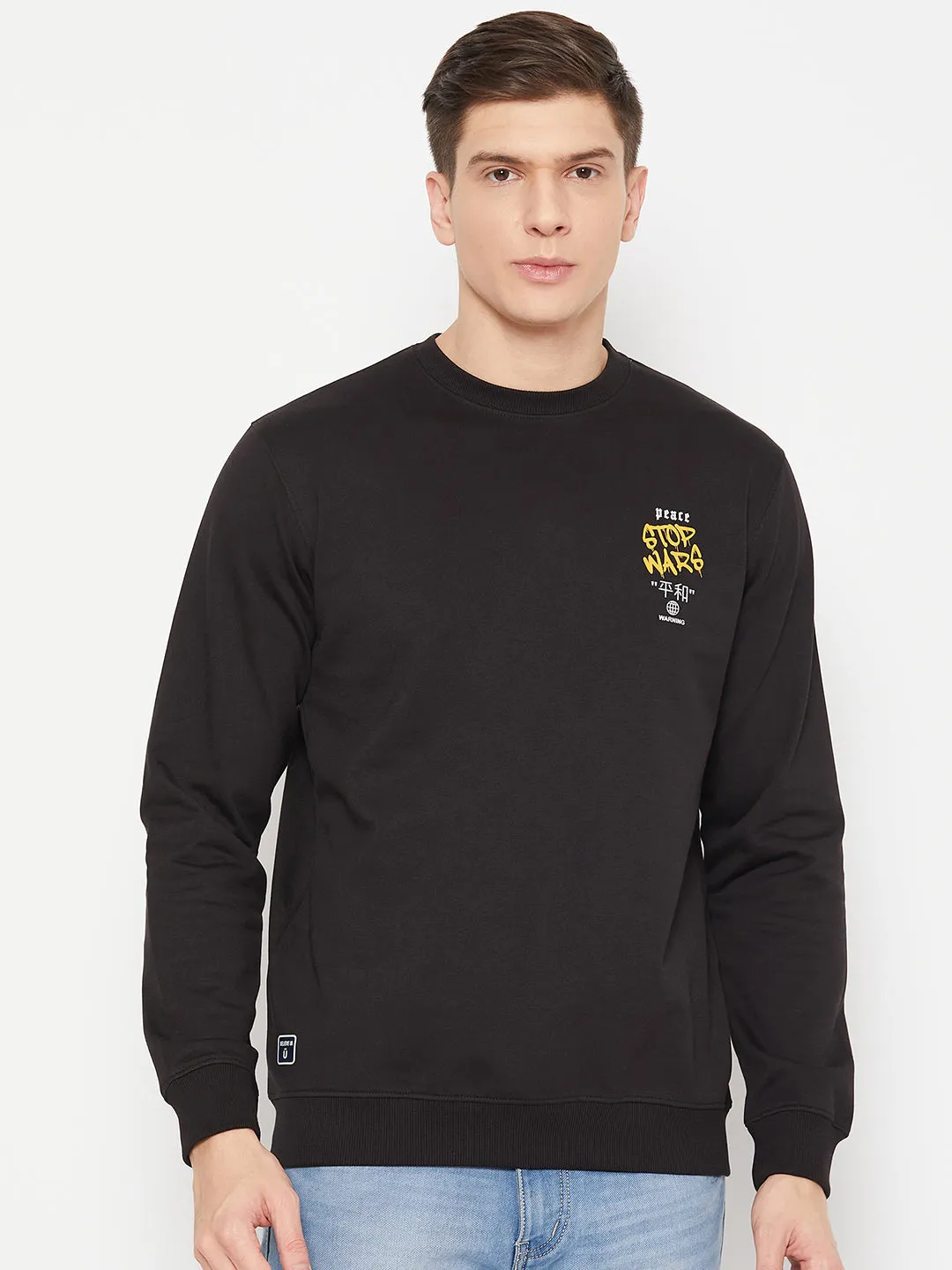 Men Sweatshirt (Printed Back)