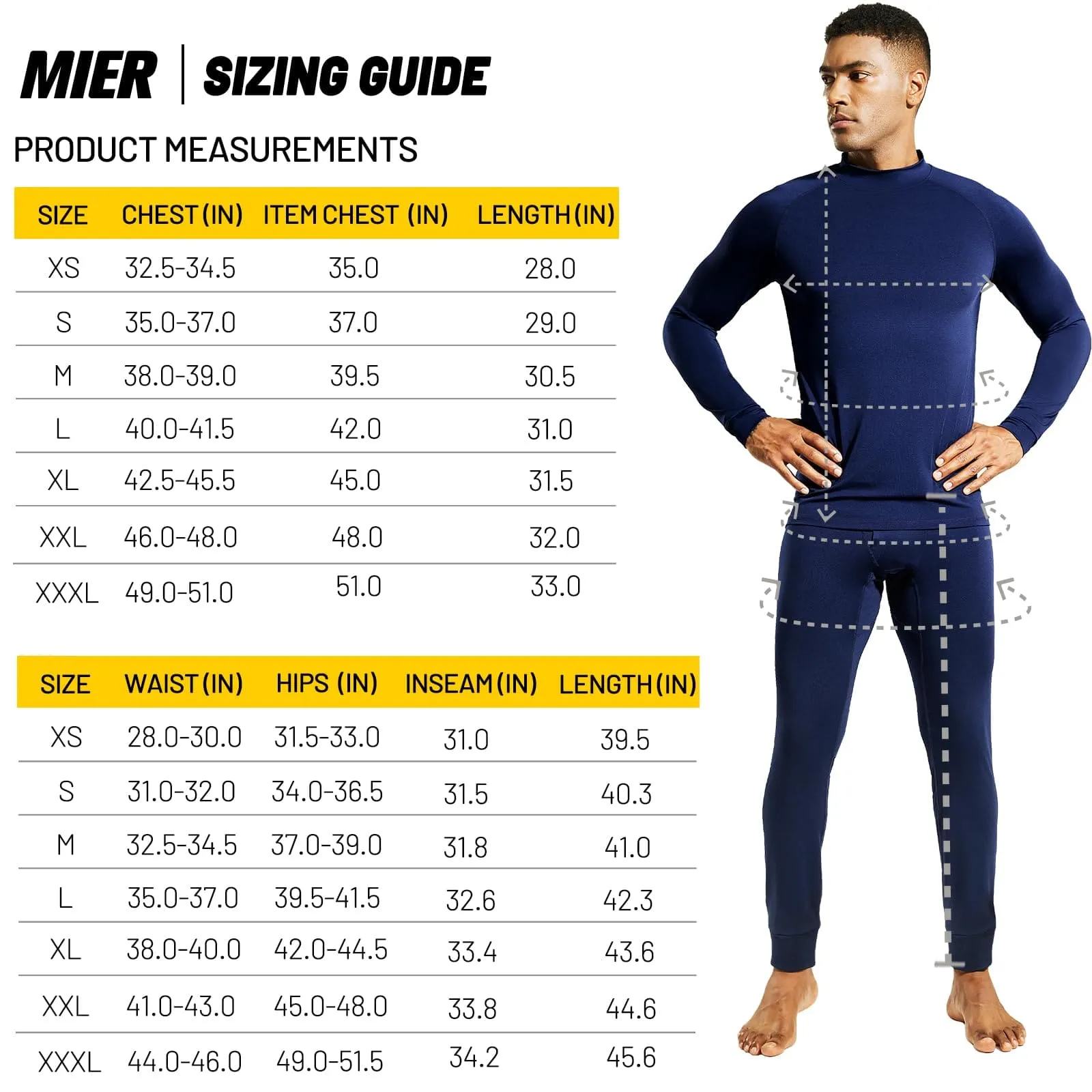 Men's Long Sleeve Mock Turtleneck Base Layer Workout Top