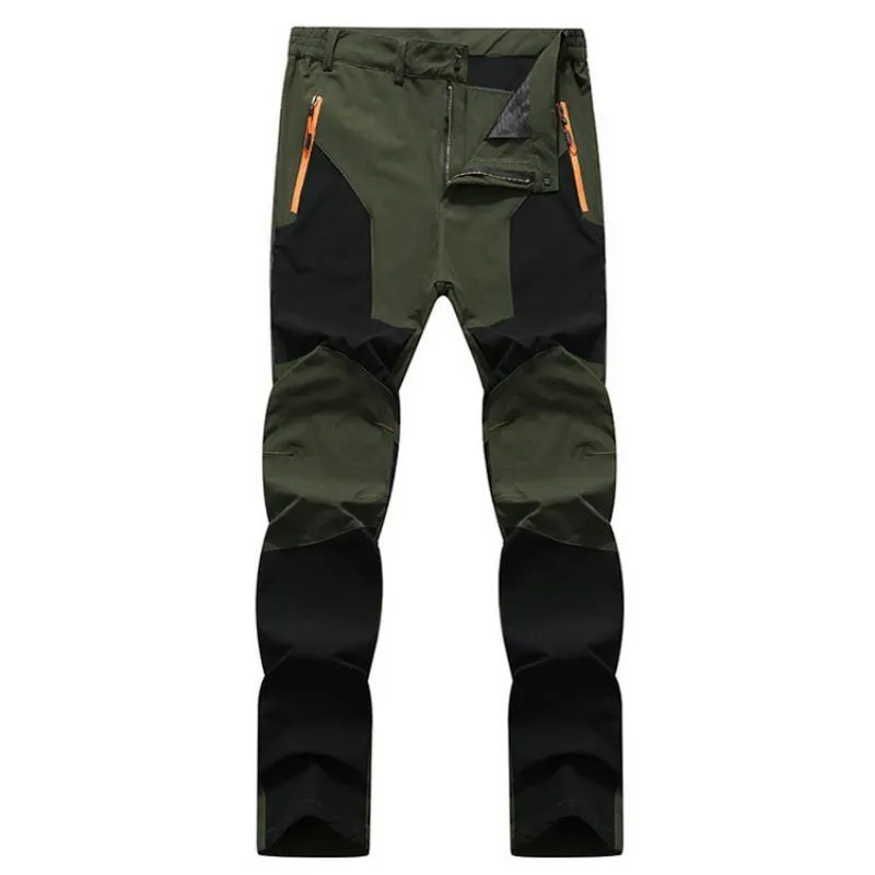 Men's Spring/Autumn Casual Waterproof Elastic Work Pants