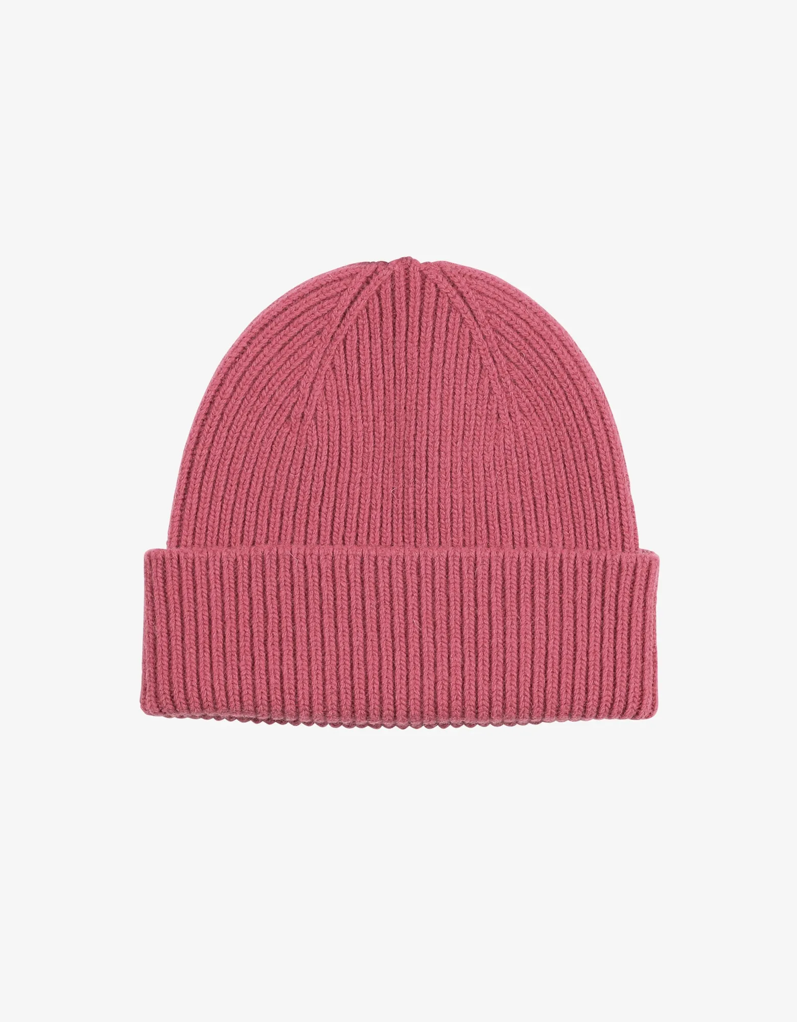 Merino Wool Beanie - Raspberry Pink