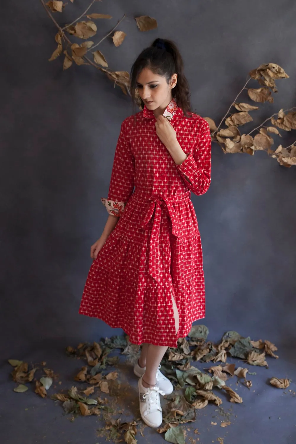 Midi tiered Dress