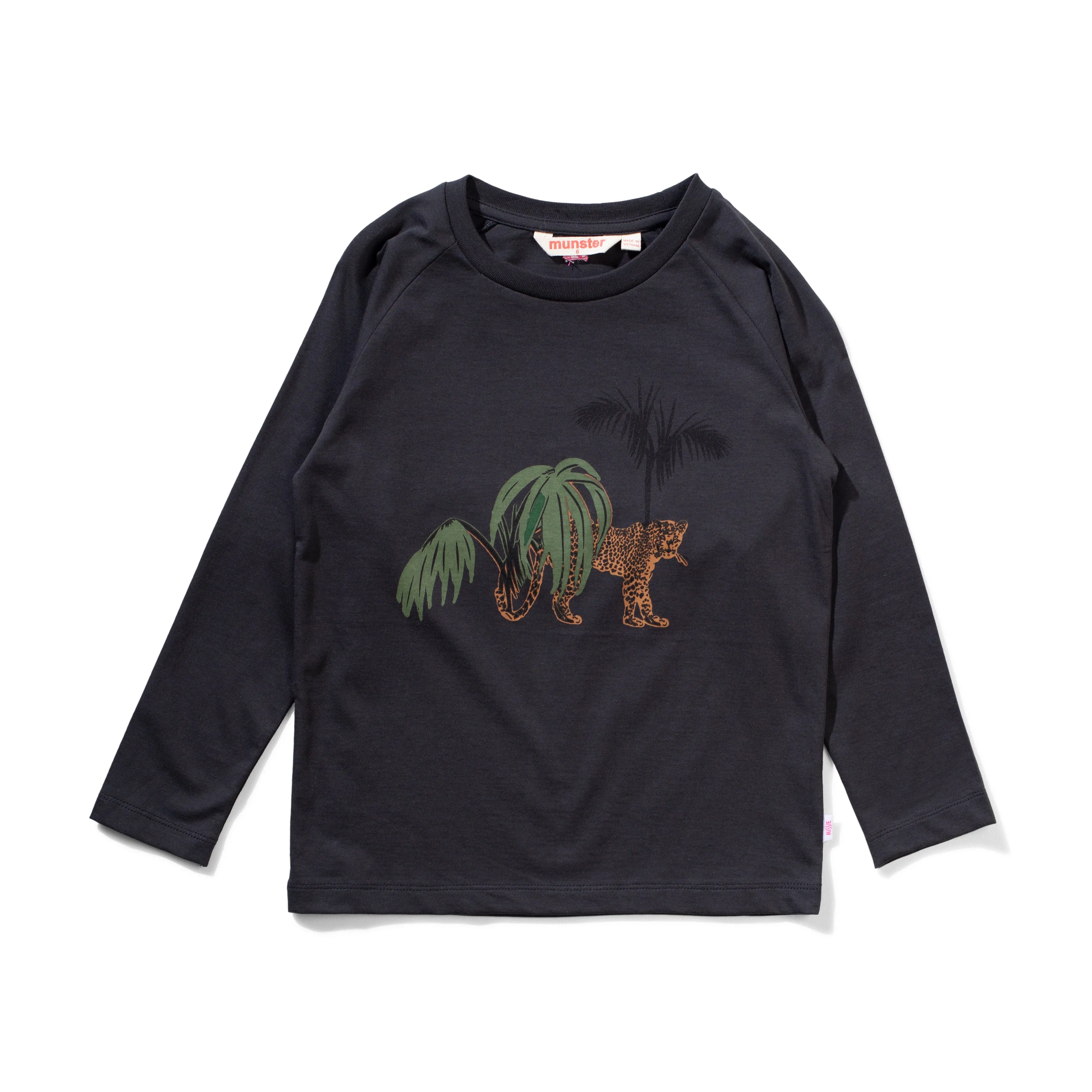 Missie Munster Big Cat LS Tee - Black