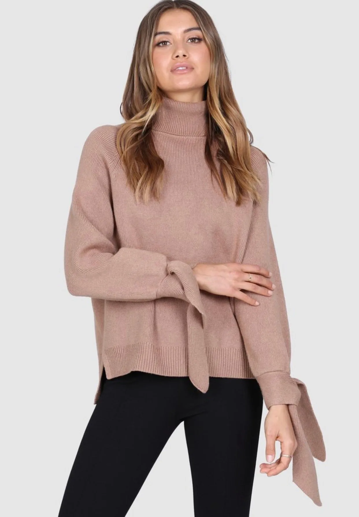 Molly camel knit