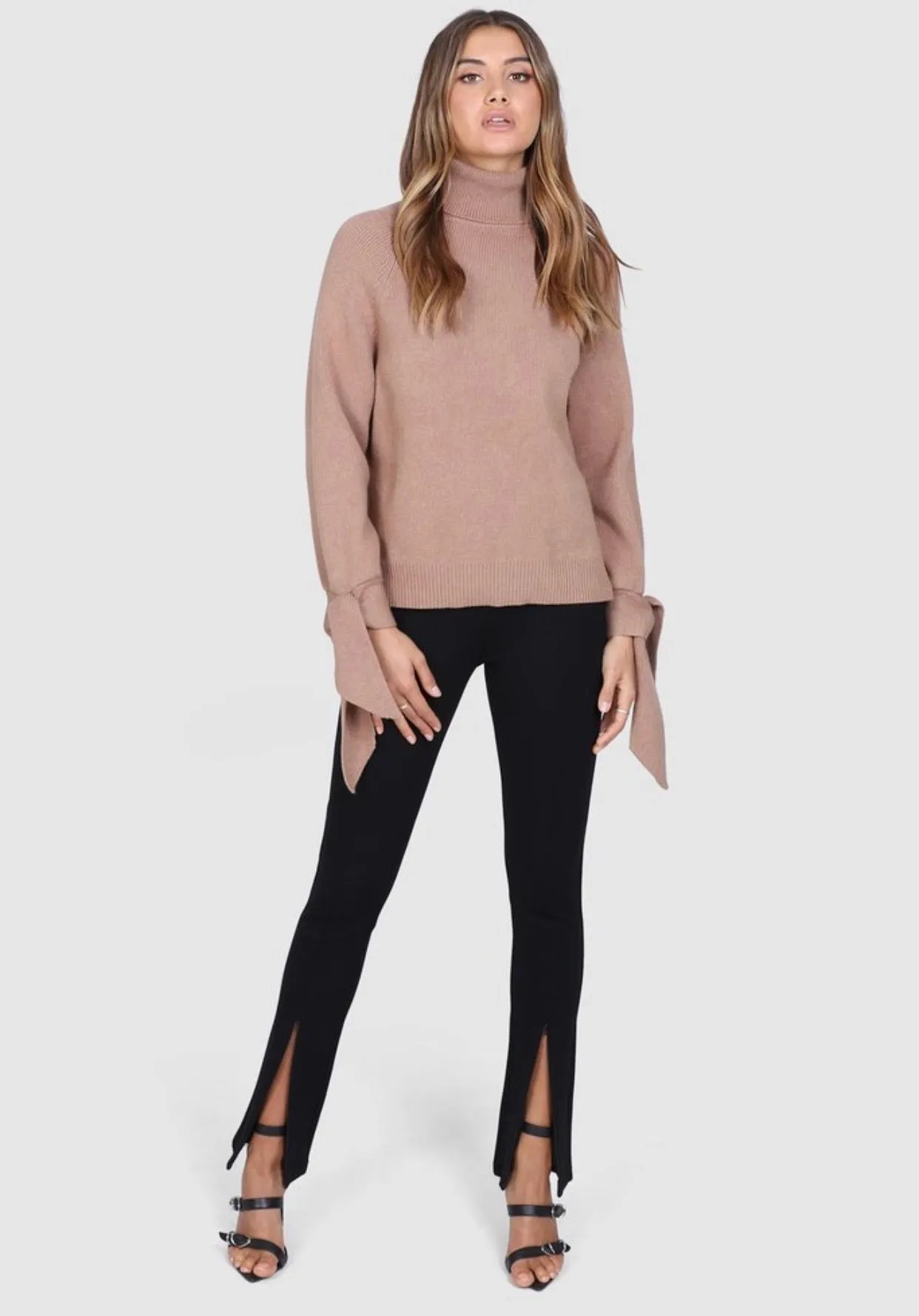 Molly camel knit
