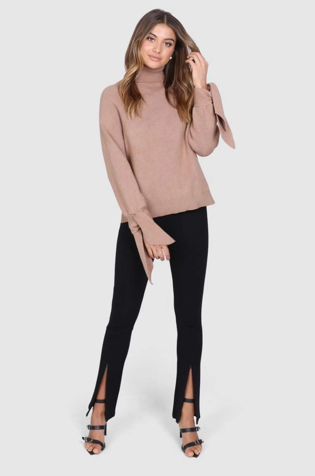 Molly camel knit