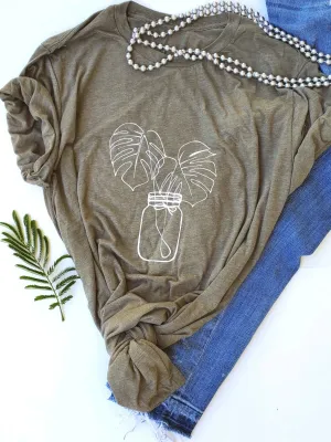 Monstera Plant Tee Shirt