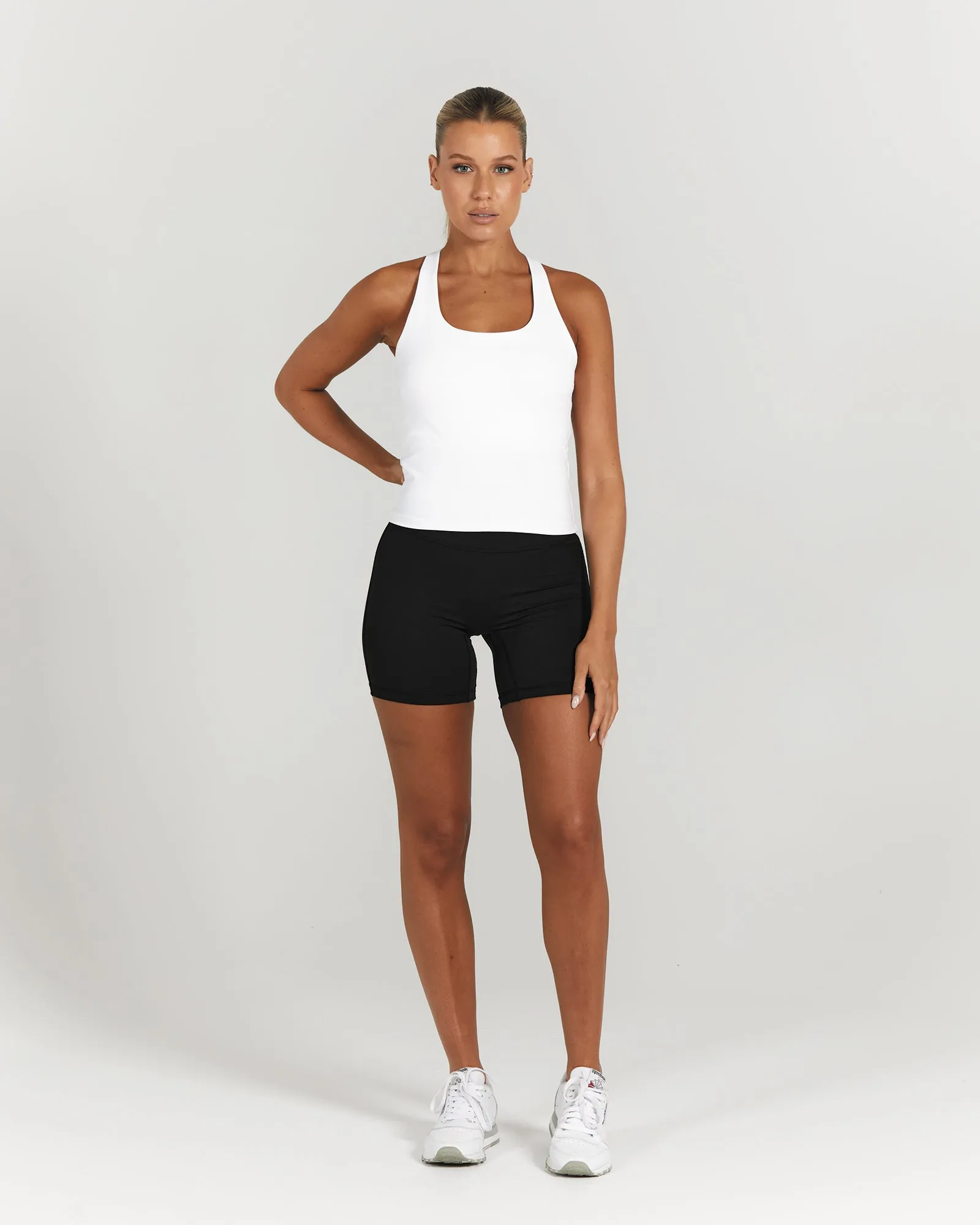 MOTION RACER BACK TOP - WHITE