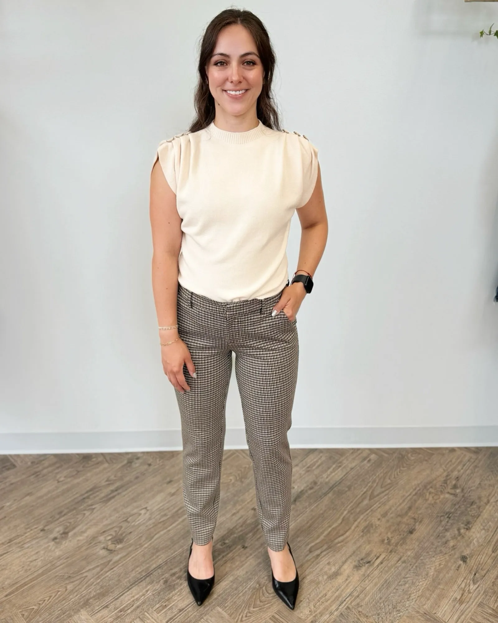 Nela Short Sleeve Knit Top