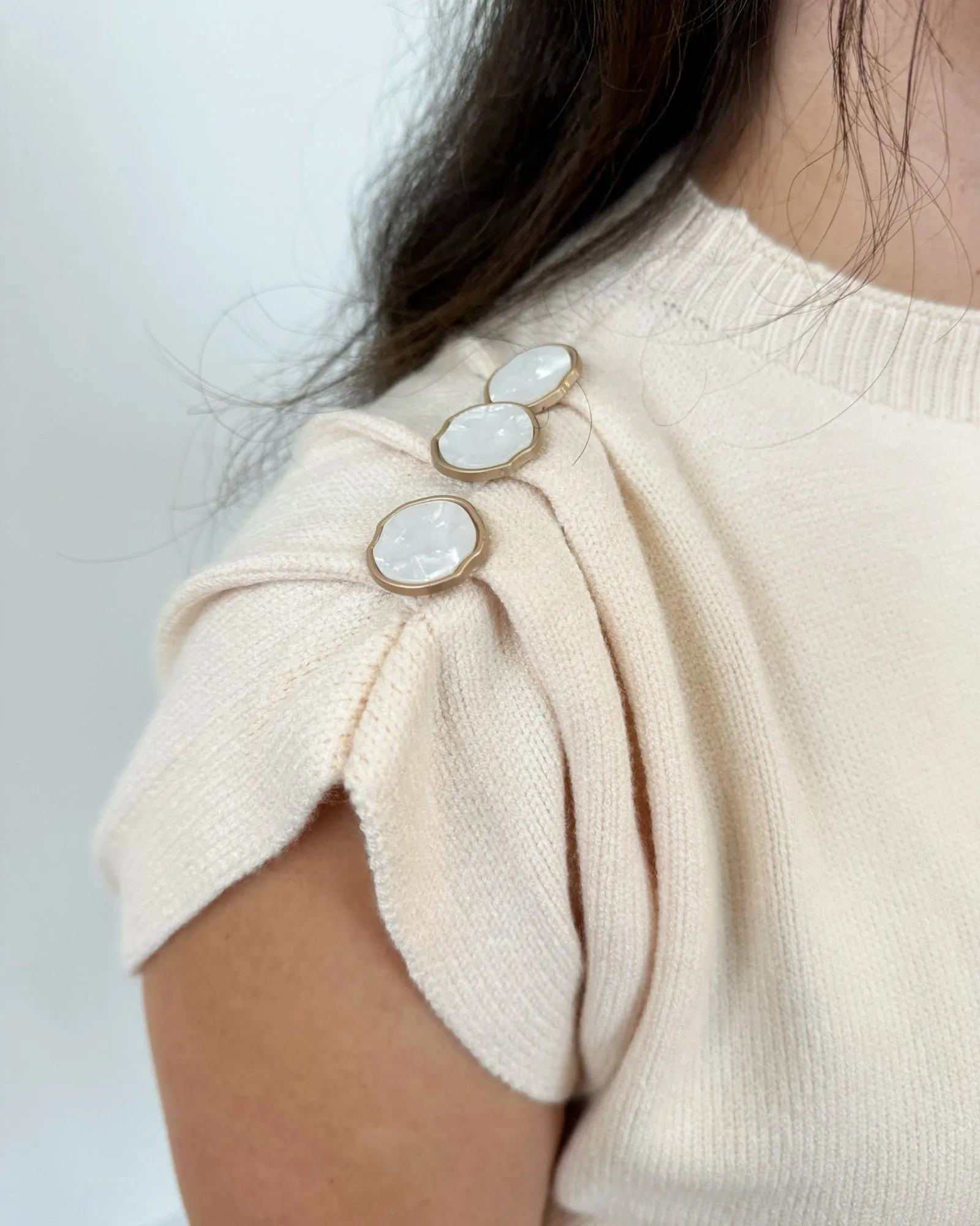 Nela Short Sleeve Knit Top