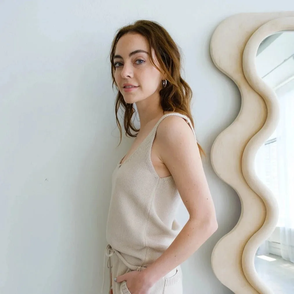 Oat Knit Tank