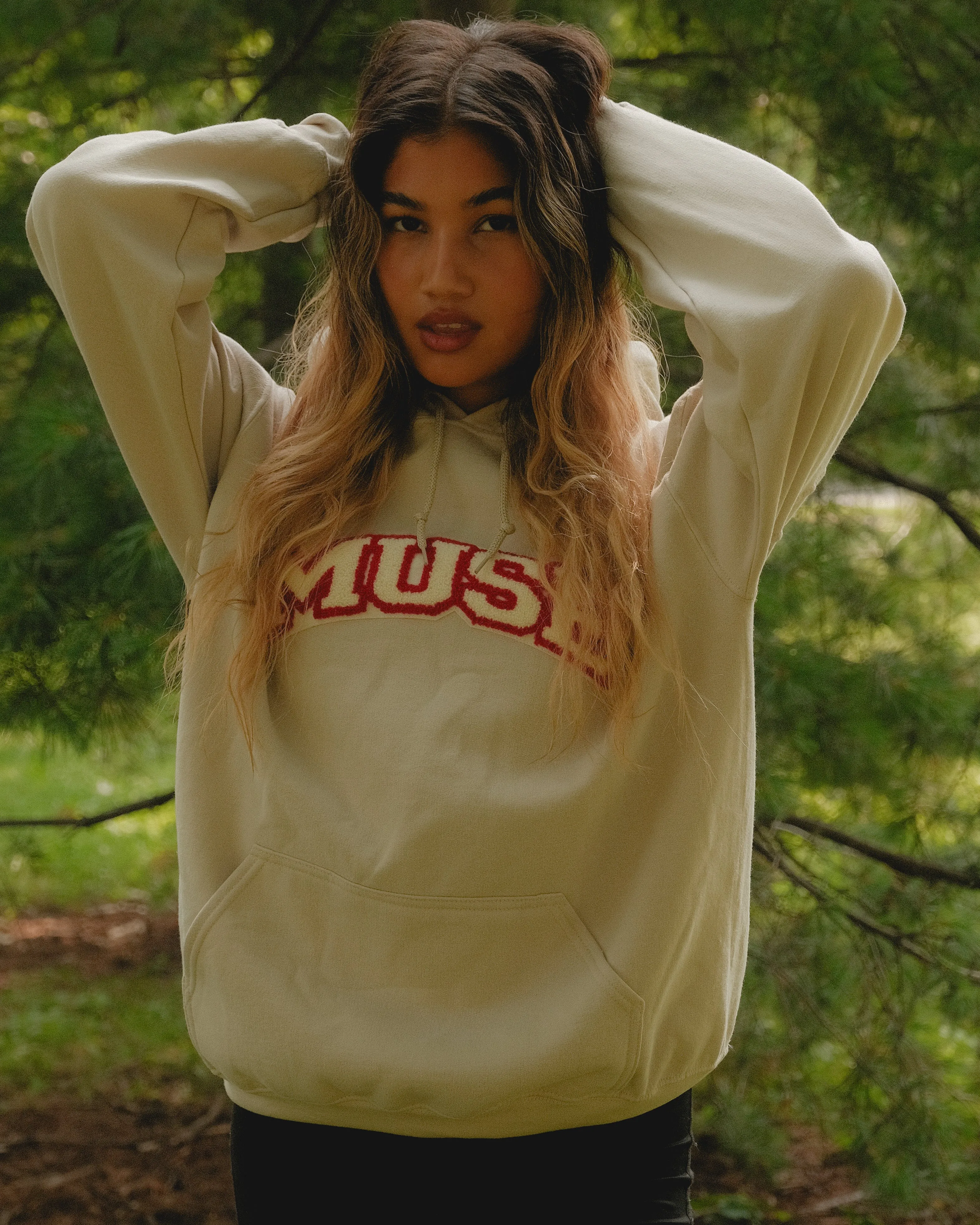 OG Chenille Hoodie - Cherry