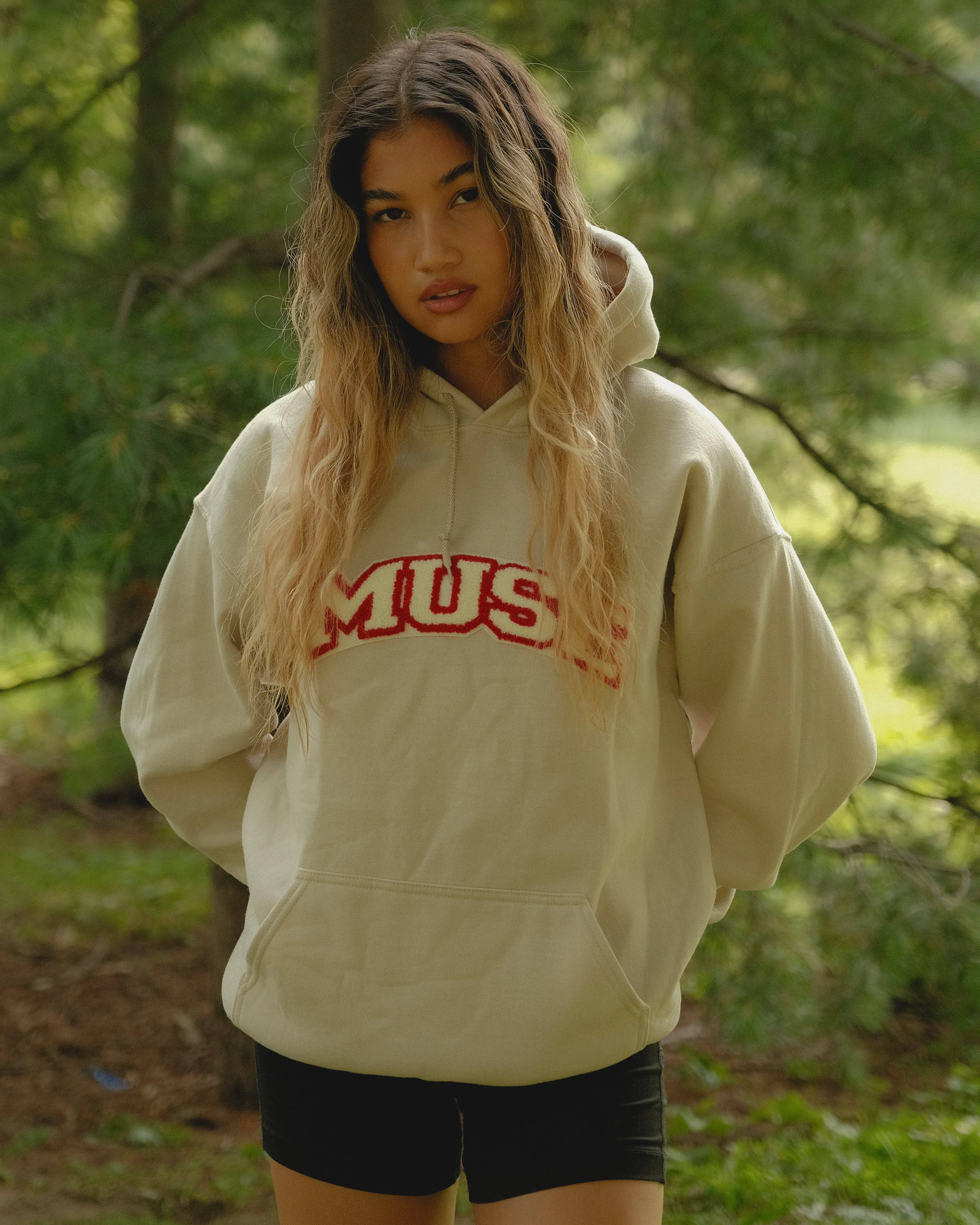 OG Chenille Hoodie - Cherry