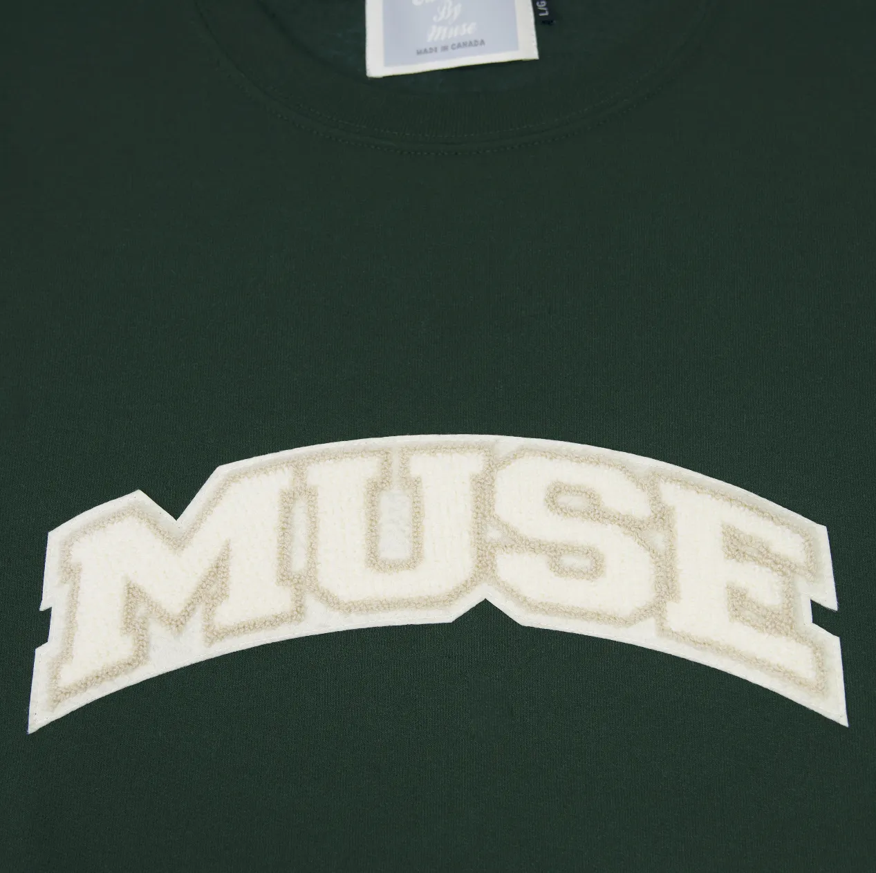 OG Chenille Sweatshirt - Forest Green Oyster