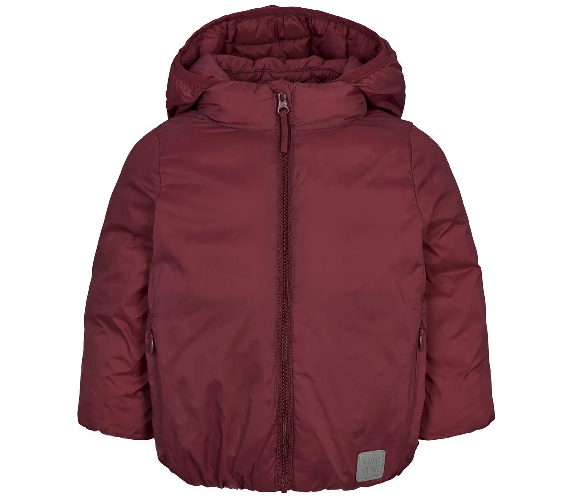 Ordell Jacket, Puffer Jacket - Deep Ruby