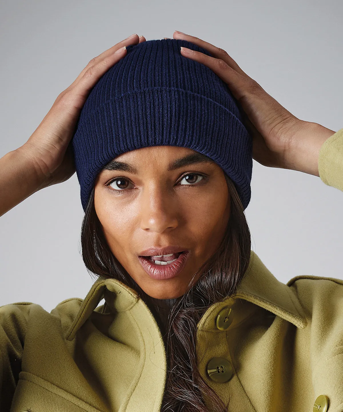 Organic cotton beanie | Sand