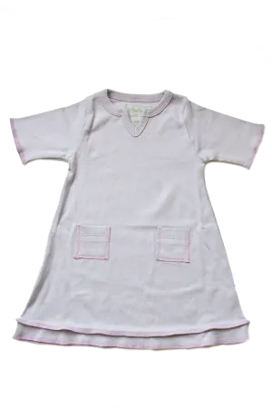 Organic Lavender Baby Tunic Pocket Dress