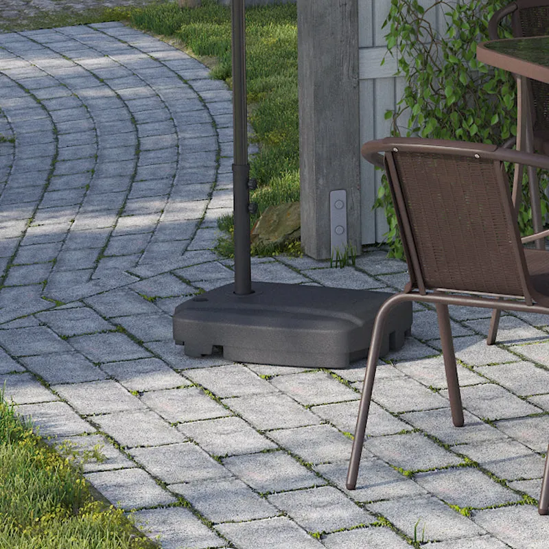 Outdoor Large 3M Cantilever Parasol Black