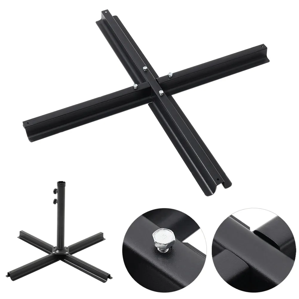 Outdoor Large 3M Cantilever Parasol Black