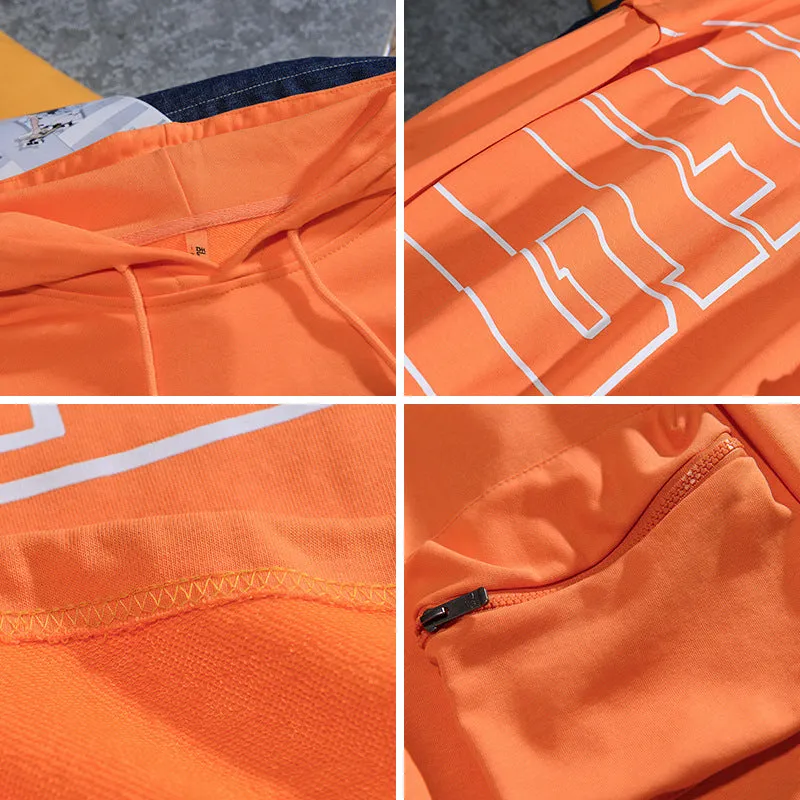 OVERSIZE Hoodie Men's Hooded Pullover Sweatshirt Loose Men