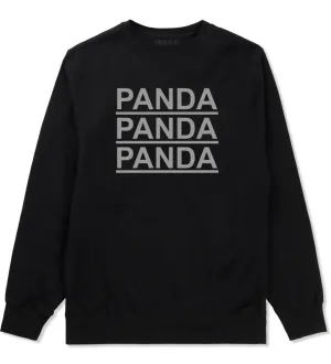 Panda Panda Panda Crewneck Sweatshirt