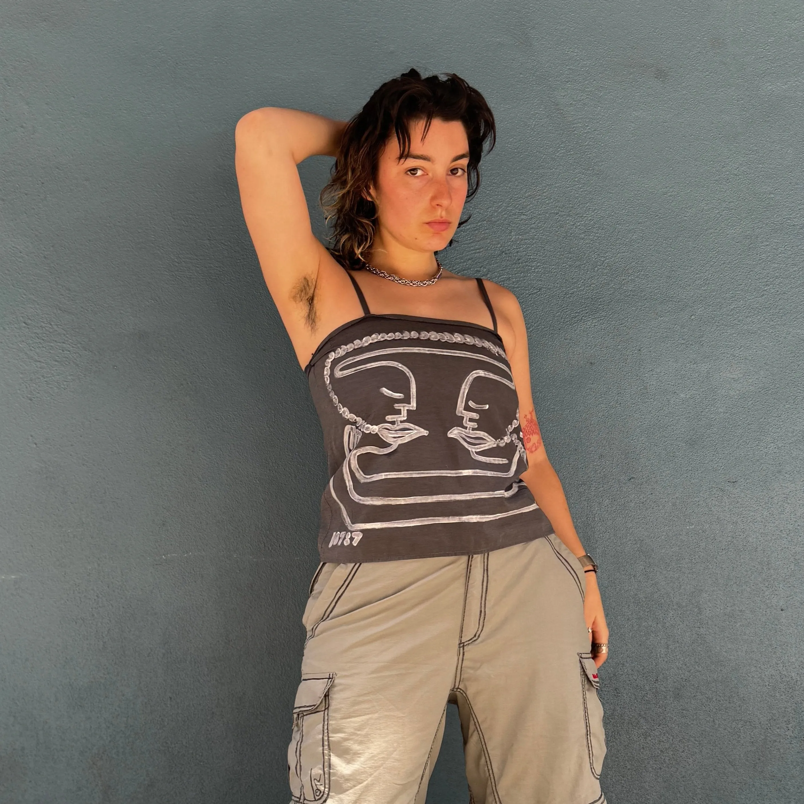 PEARL MASK tank top