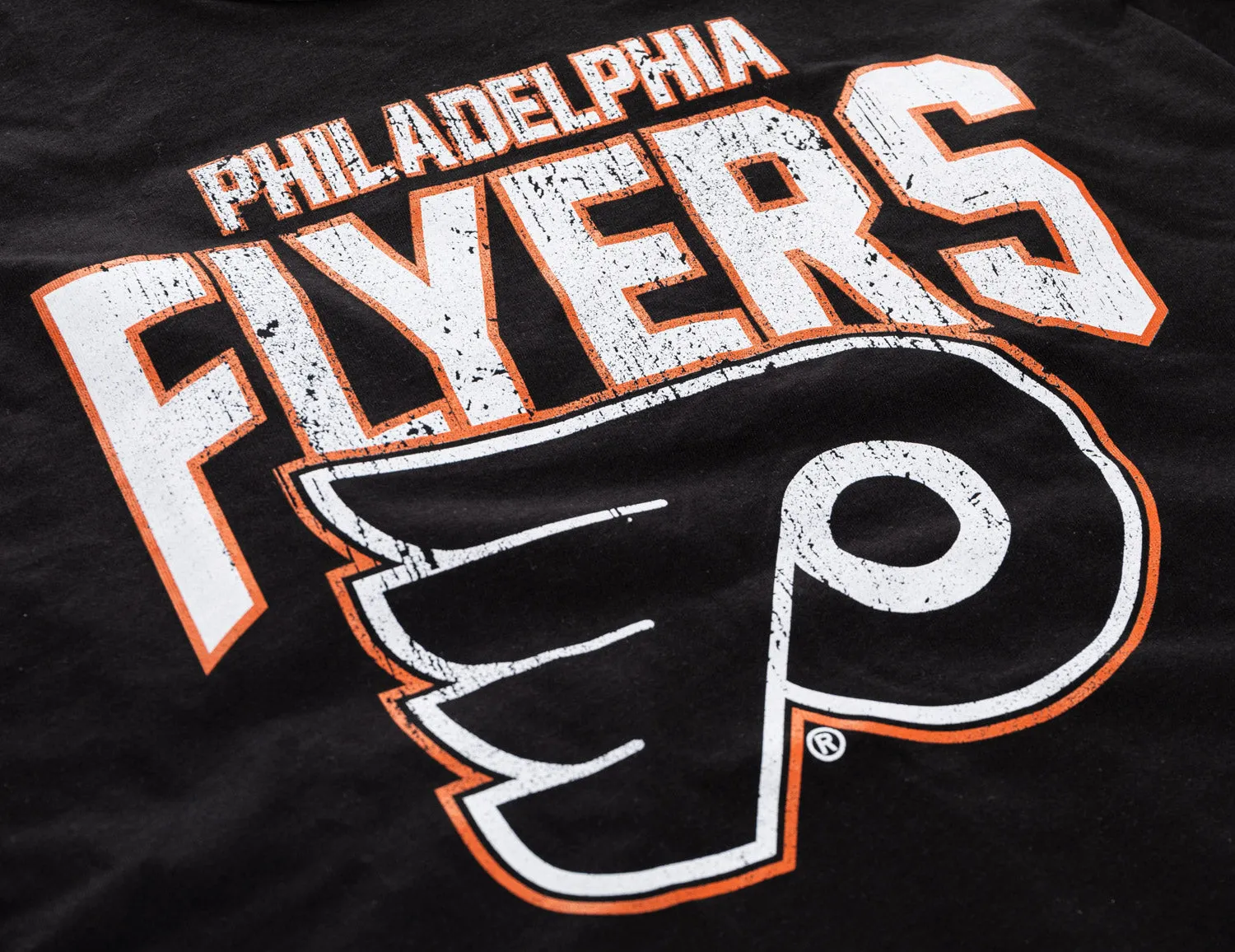 Philadelphia Flyers Ladies "Distressed" Lace Flowy Tank Top
