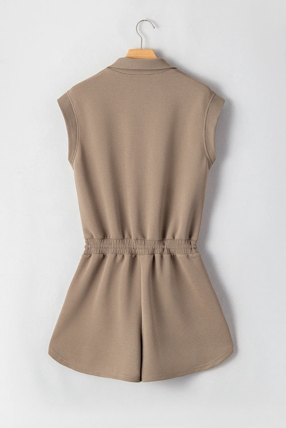 PREORDER: The Blanca Zipper Ribbed Romper 2.24.25