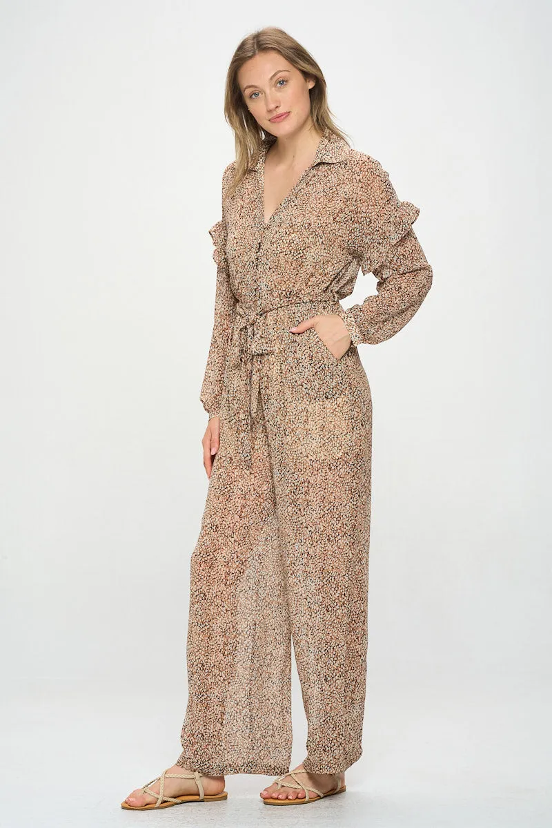 PRINTED JUMPSUIT