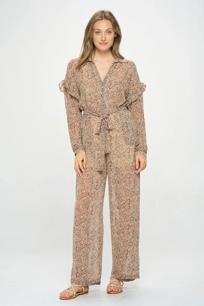 PRINTED JUMPSUIT