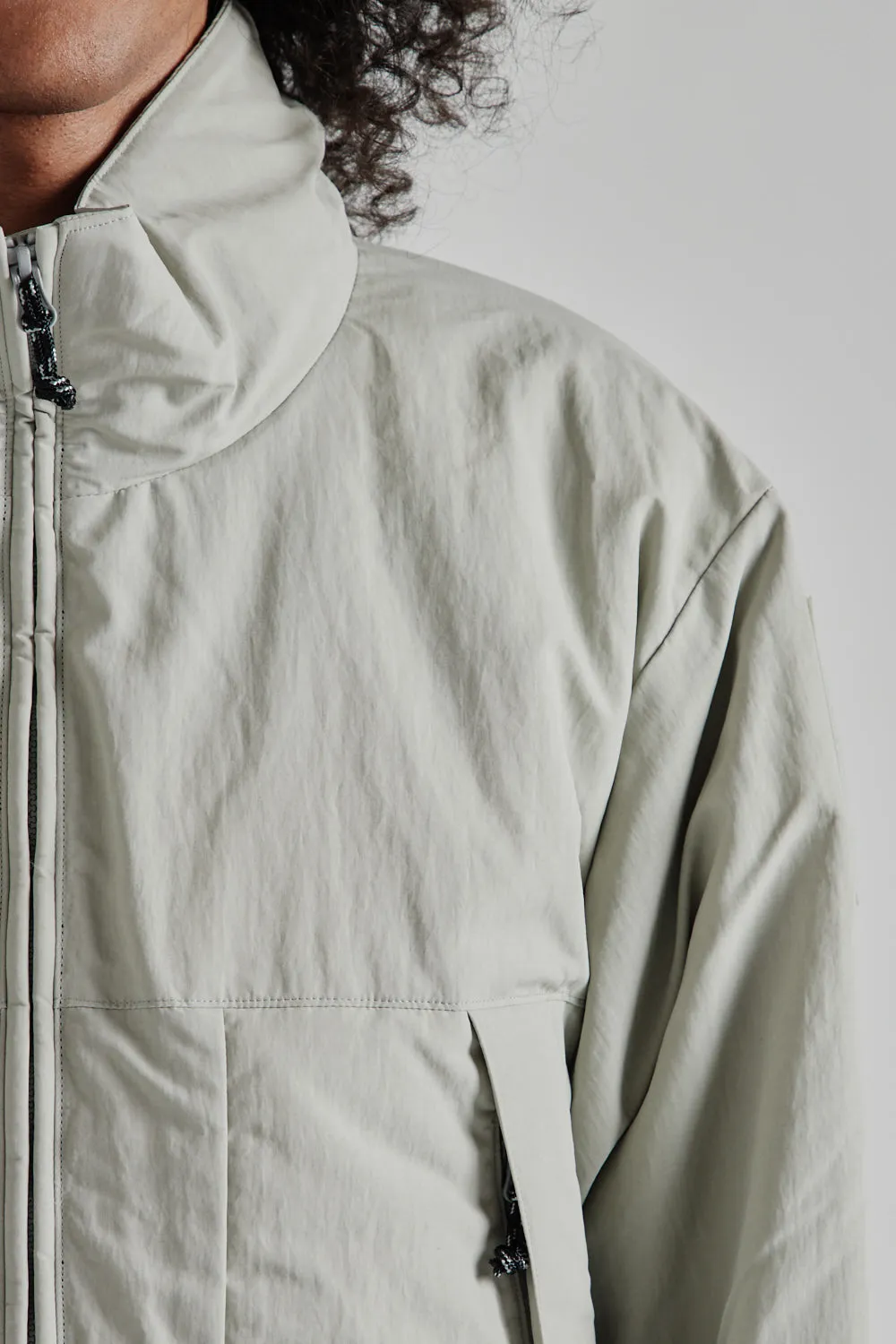 Puffer Mil Jacket - Light Grey