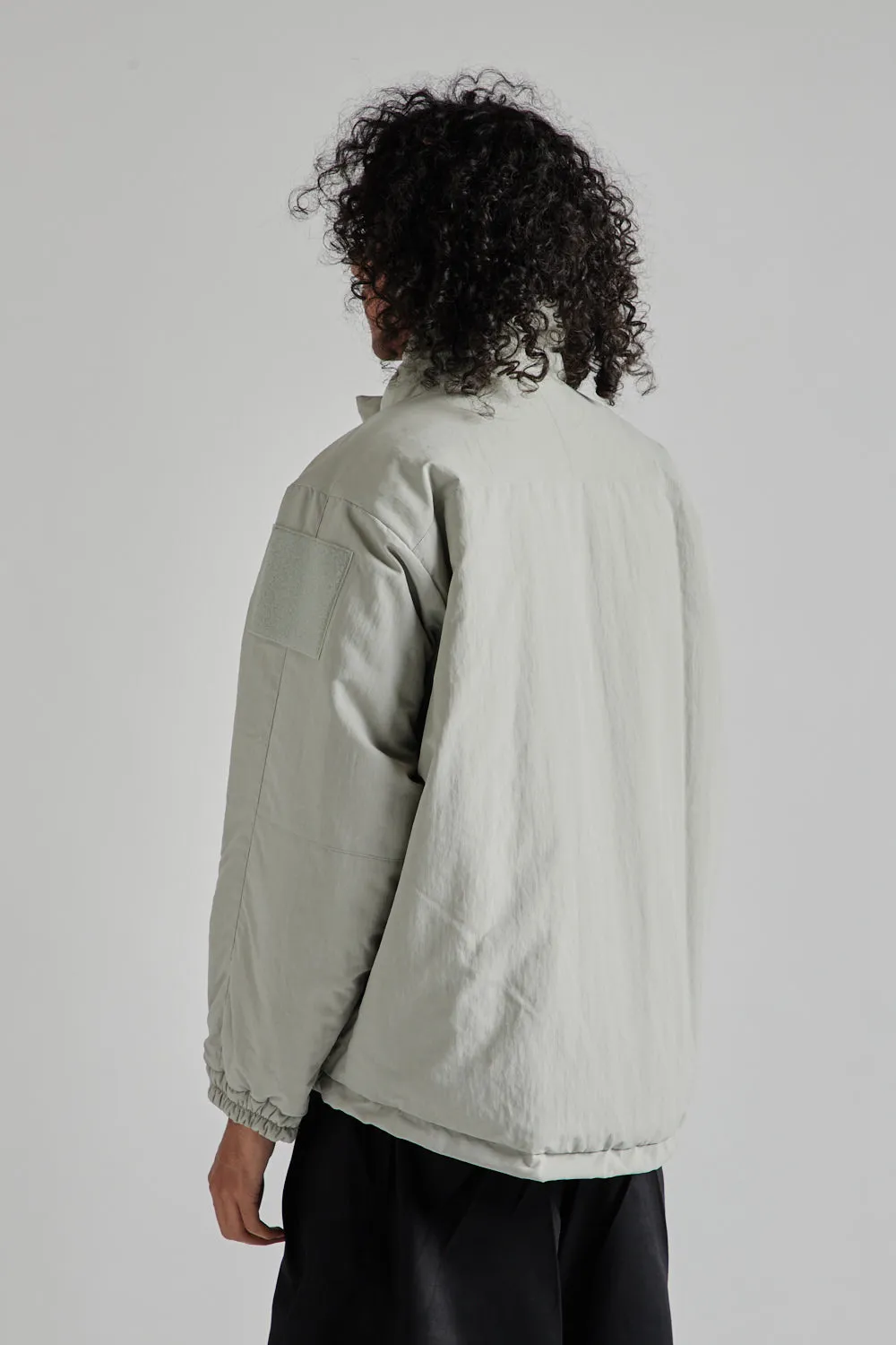 Puffer Mil Jacket - Light Grey