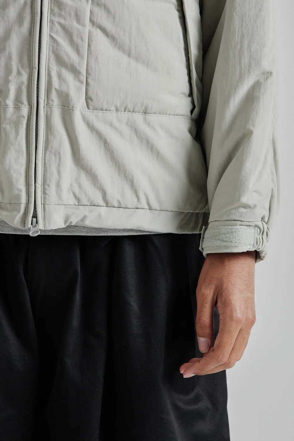 Puffer Mil Jacket - Light Grey