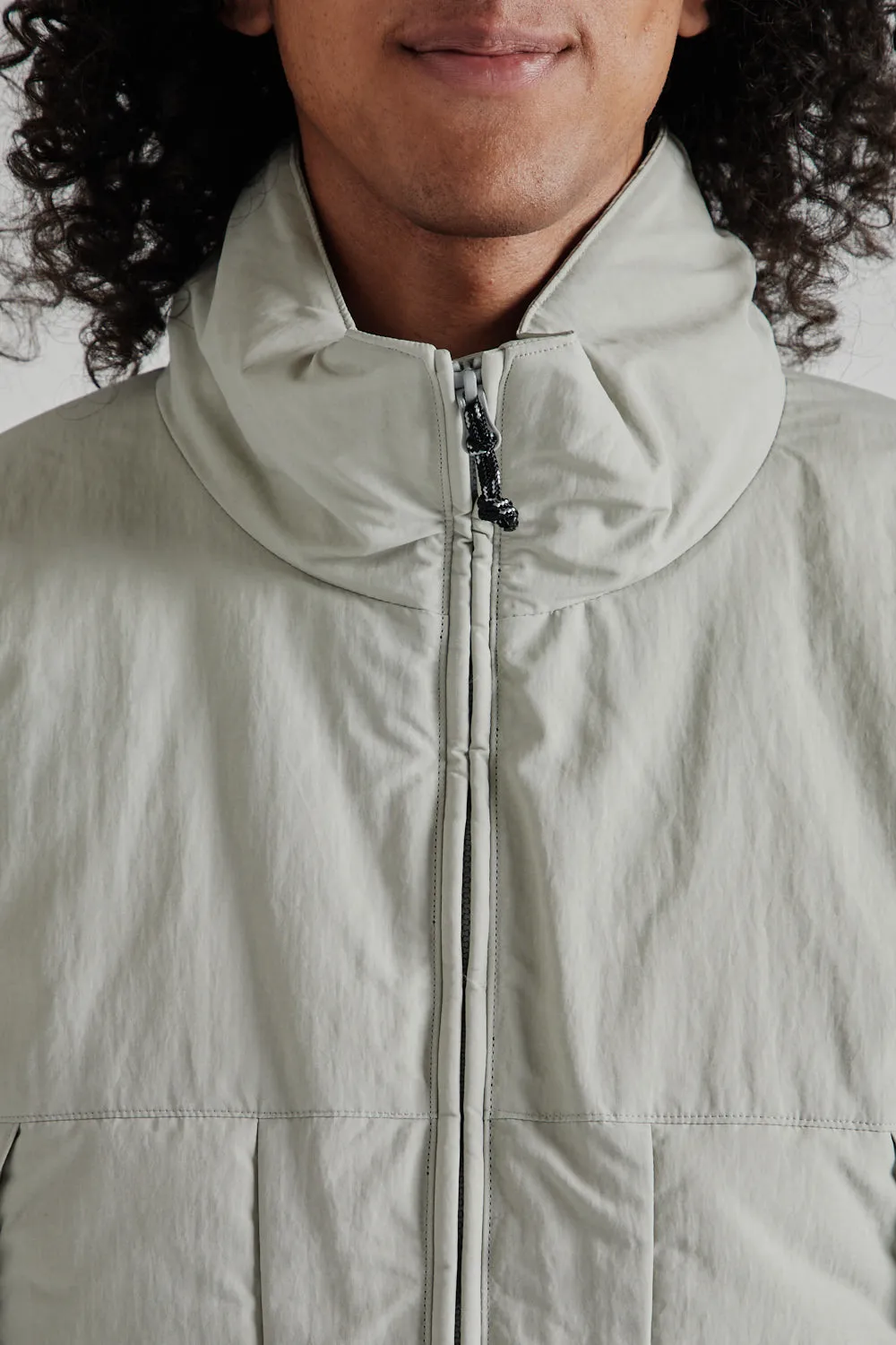 Puffer Mil Jacket - Light Grey