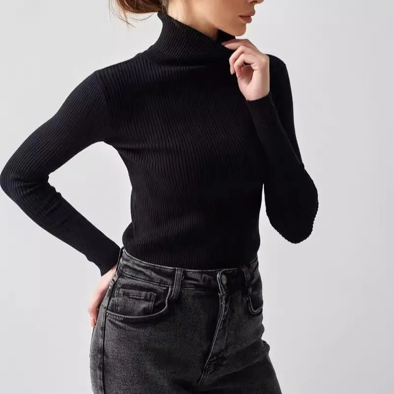 Pullover High-Neck Winter Base Layer Top